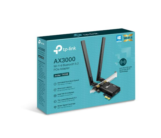 TP-Link Archer TX55E (3000Mb/s a/b/g/n/ac/ax) BT 5.2 - 1049459 - zdjęcie 2